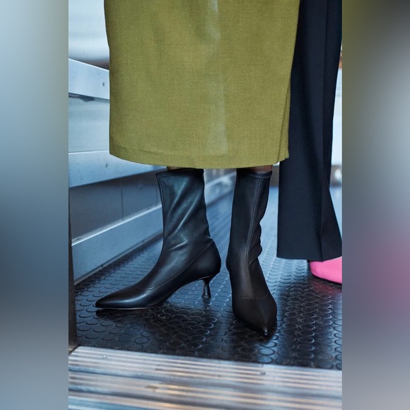 ATP Atelier Cerone Black Napa Stretch Boots - Picture 4 of 13